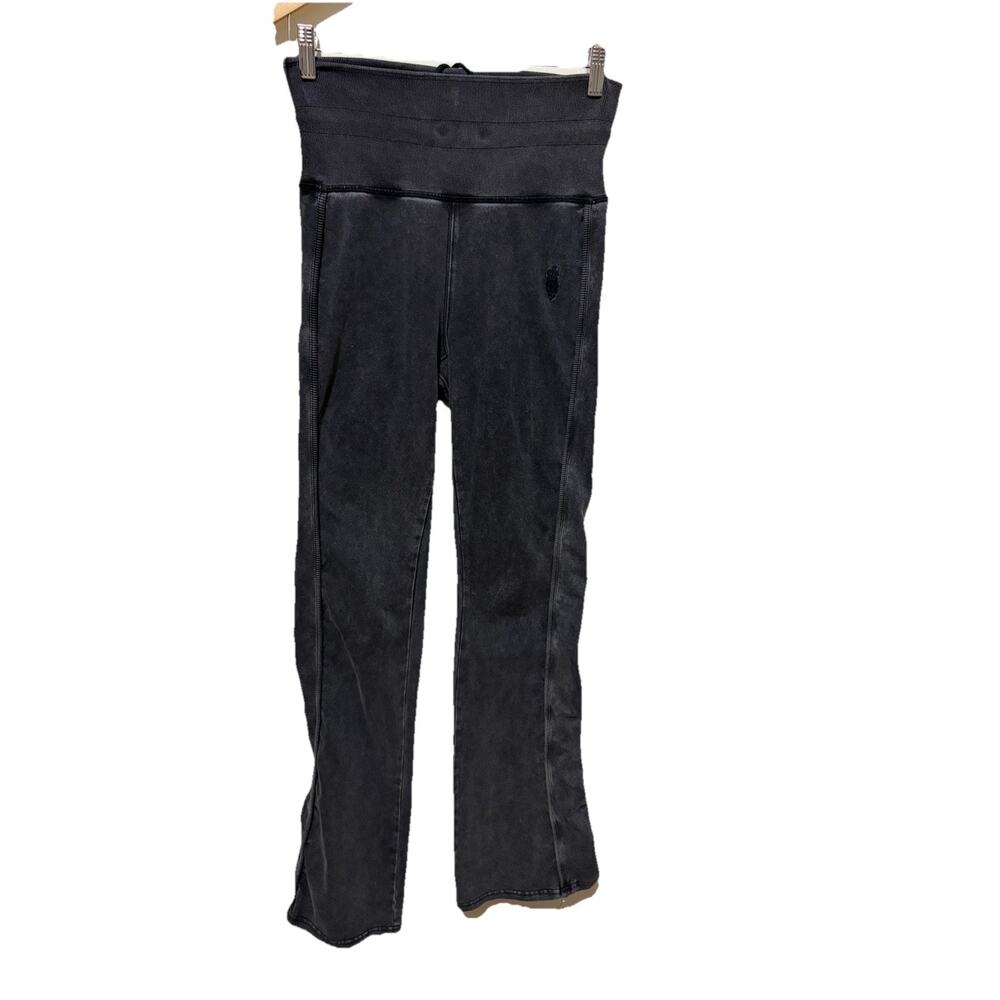 Free People Movement‎ X The Class Good Karma Leggings Gray Flare Size XS